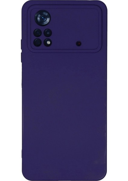 Xiaomi Poco X4 Pro 5g Kılıf Nano Içi Kadife Silikon - Mor