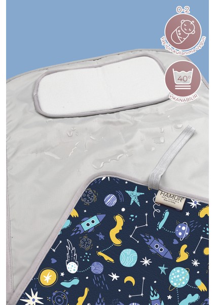 Anne Bebek Bakım Örtüsü Alez Yenidoğan Alt Açma Değiştirme Space Organizer Pedi Minderi Çift Taraflı fiyatları