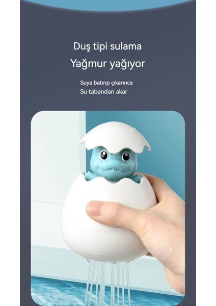 Yeni Bebek Banyo Banyo Oyuncak Duş Çocuk Banyo Su Penguen Dinozor Yüzen Sprey Yumurta (Yurt Dışından) modelleri