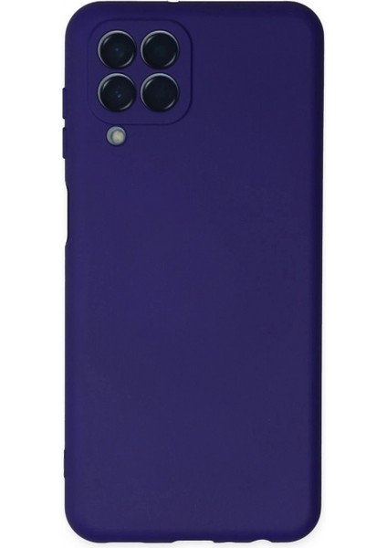 Samsung Galaxy M33 Kılıf Nano Içi Kadife Silikon - Mor