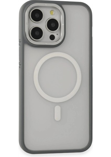 iPhone 14 Pro Max Kılıf Rocky Magsafe Kapak - Gümüş