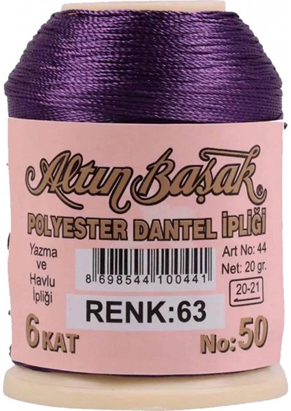 3 Adet Altınbaşak Oya ve Dantel Ipi 20 gr - Royaleks - No: 063 modelleri