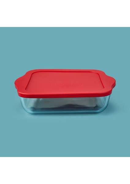 Paşabahçe 59034T00 Kapaklı Kare Borcam - 25x22 cm fırsatları
