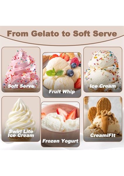 Ninja NC701 NC700 Serisi Swirl Creami Dondurma ve Yumuşak Dondurma Makineleri Için 4 Adet Dondurma Çubuğu ve Kapağı 16OZ Kaplar (Yurt Dışından) modelleri