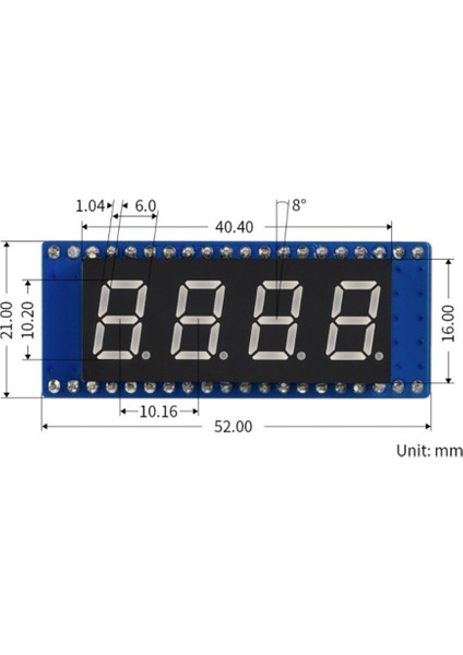 Raspberry Pi Pico Için 4 Haneli 8 Segment Ekran Modülü, Gömülü 74HC595 Sürücü, Spı Uyumlu, Kullanımı Kolay (Yurt Dışından) indirimleri