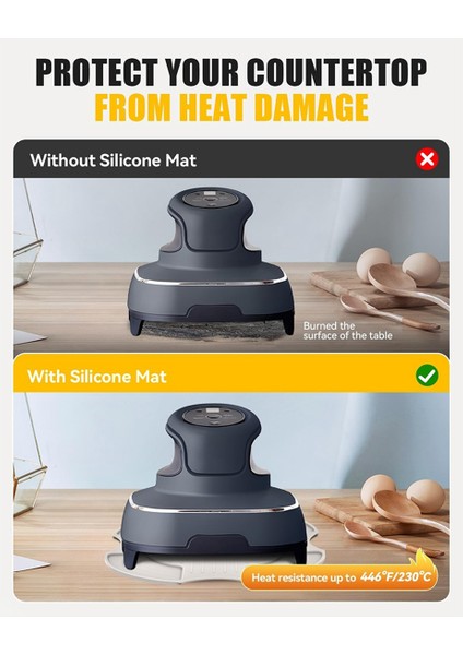 Ninja Crispi Cam Fritöz FN101 Için Silikon Isıya Dayanıklı Matlar Yeniden Kullanılabilir Yangına Dayanıklı Isıya Dayanıklı Sıcak Altlıklar (Yurt Dışından) modelleri