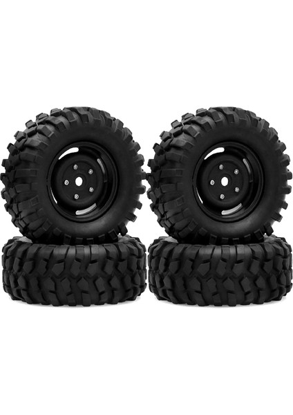 1/10 Rc Paletli Araç Traxxas Trx4 RC4WD D90 Axial SCX10 Iı Iıı Redcat Mst Için 4 Adet 95 mm 1.9 Beadlock Jant Lastiği Seti (Yurt Dışından)