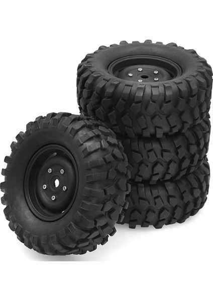 1/10 Rc Paletli Araç Traxxas Trx4 RC4WD D90 Axial SCX10 Iı Iıı Redcat Mst Için 4 Adet 95 mm 1.9 Beadlock Jant Lastiği Seti (Yurt Dışından) modelleri