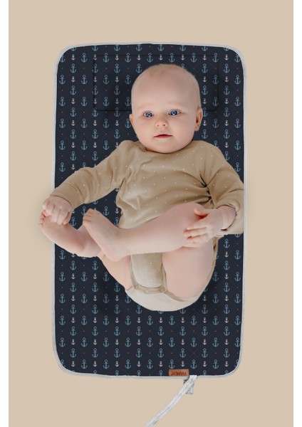 Anne Bebek Bakım Örtüsü Yenidoğan Alt Açma Değiştirme Anchor Organizer Pedi Minderi Çift Taraflı fiyatları