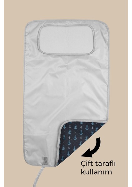 Anne Bebek Bakım Örtüsü Yenidoğan Alt Açma Değiştirme Anchor Organizer Pedi Minderi Çift Taraflı fırsatları