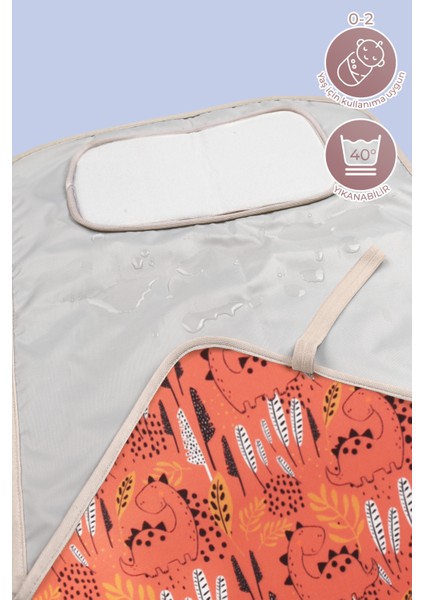 Anne Bebek Bakım Örtüsü Yenidoğan Alt Açma Değiştirme Bonatitan Organizer Pedi Minderi Çift Taraflı fiyatları