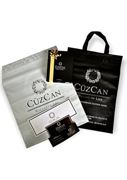 Creen Unisex Hakiki Deri Telefon Cüzdanı 8 Kart Bölmeli Şık Tasarım