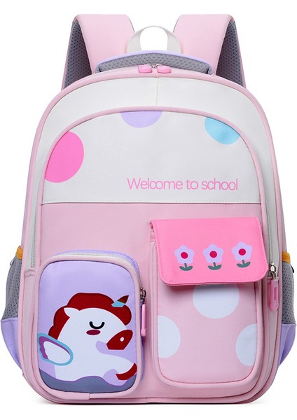 Yeni Çocuk Okul Çantası Erkek ve Kız Çizgi Film Sırt Çantası (Yurt Dışından)