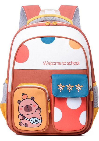 Yeni Çocuk Okul Çantası Erkek ve Kız Çizgi Film Sırt Çantası (Yurt Dışından)