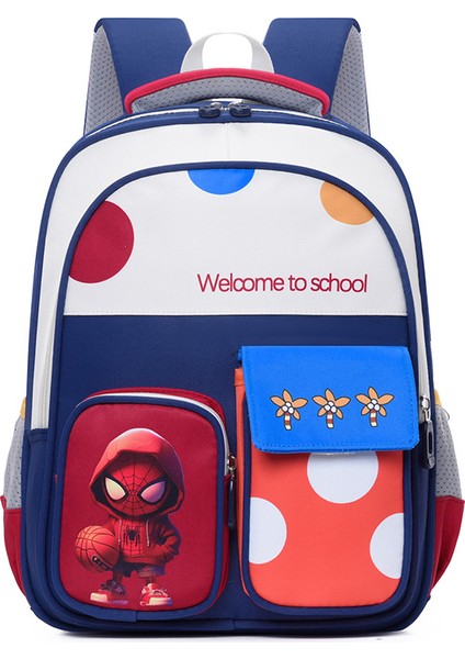 Yeni Çocuk Okul Çantası Erkek ve Kız Çizgi Film Sırt Çantası (Yurt Dışından)