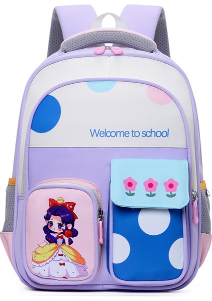 Yeni Çocuk Okul Çantası Erkek ve Kız Çizgi Film Sırt Çantası (Yurt Dışından)