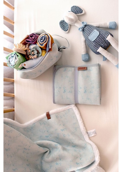 Anne Bebek Bakım Örtüsü Yenidoğan Alt Açma Değiştirme SolidYesil Organizer Pedi Minderi Çift Taraflı