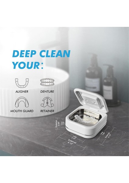 Dijital Zamanlayıcılı Ultrasonik Retansiyon Temizleme Makinesi, Görüntüleme Portlu Uv Diş Temizleme Podu, 180 ml Abd Fişi (Yurt Dışından) fırsatları