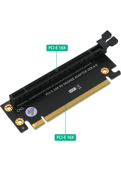 PCI-E16X 4.0 Grafik Kartı Test Adaptör Kartı Çok Işlevli 2u Sunucu Kasası Pcı-E 4.0 90 Derece Adaptör Kartı (Yurt Dışından) fırsatları