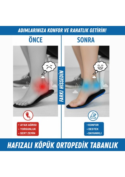 Ark Destekli Tabanlık Ekstra Topuk Destekli Tabanlık Tabanlık Yumuşak Tabanlık Topuk Tabanlık
