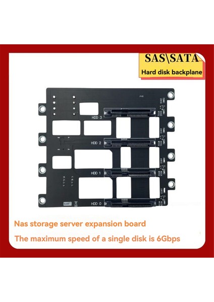 Nas Depolama Sunucusu Için Sas/sata Sabit Disk Arka Paneli 6 Gbps SFF8643 - 4 Bölmeli HDD SSD Adaptörü Büyük 4d Güç Kaynağı (Yurt Dışından) fiyatları