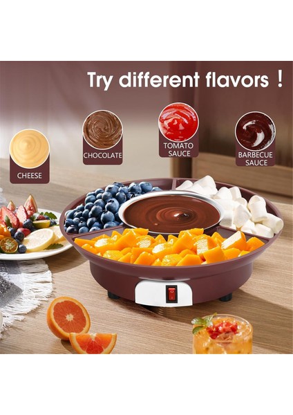10OZ Mını Elektrikli Çikolata Eritme Potu Çikolata Fondü Çeşmesi Isıtıcı Makinesi Sütlü Çikolatalar Peynir Tereyağı (Ab) (Yurt Dışından) fiyatları