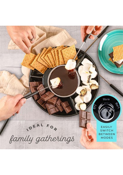 10OZ Mını Elektrikli Çikolata Eritme Potu Çikolata Fondü Çeşmesi Isıtıcı Makinesi Sütlü Çikolatalar Peynir Tereyağı (Ab) (Yurt Dışından) modelleri