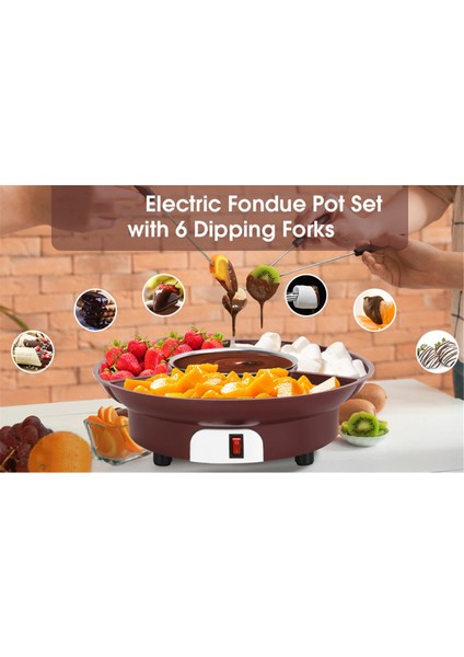 10OZ Mını Elektrikli Çikolata Eritme Potu Çikolata Fondü Çeşmesi Isıtıcı Makinesi Sütlü Çikolatalar Peynir Tereyağı (Ab) (Yurt Dışından) fırsatları