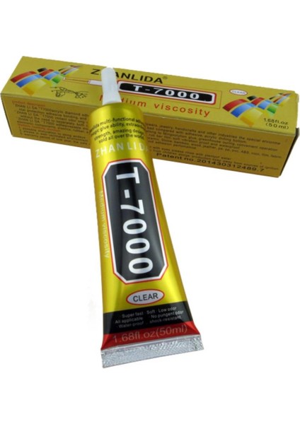 T7000 50ML Çok Amaçlı Tamir Onarım Yapıştırıcısı Siyah fiyatları