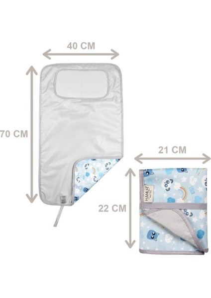 Anne Bebek Bakım Örtüsü Alez Yenidoğan Alt Açma Değiştirme Dream Organizer Pedi Minderi Çift Taraflı