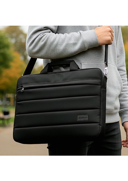 17 Inç Laptop Çantası, Notebook Çantası, Evrak Çantası, Su Geçirmez Kumaş