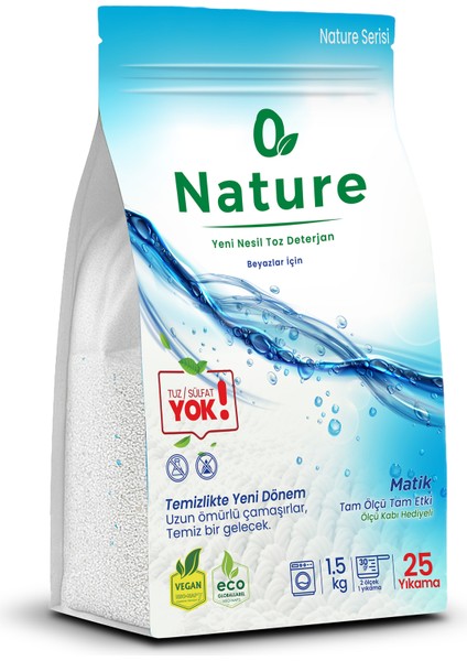 Nature Beyazlar / Toz Çamaşır Deterjanı