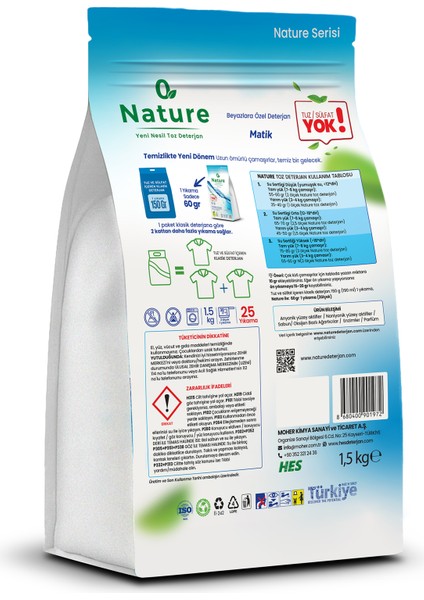 Nature Beyazlar / Toz Çamaşır Deterjanı fırsatları