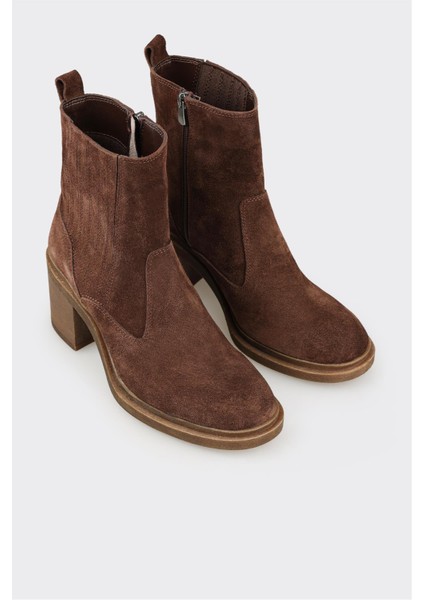 Kahve Deri Kadın Günlük Bot fiyatları