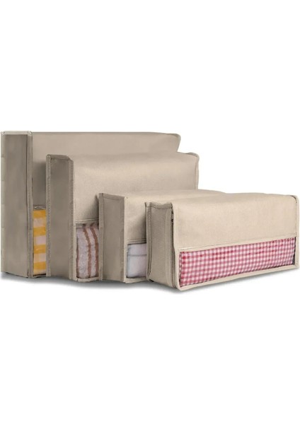 Ev Tekstil Valiz Düzenleyici Bavul Içi Organizer - 4'lü Set