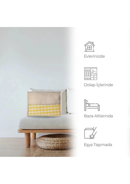 Ev Tekstil Valiz Düzenleyici Bavul Içi Organizer - 4'lü Set