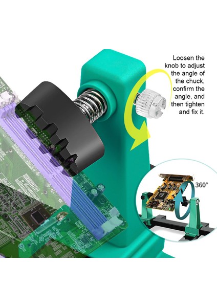 Prolink PJ-037 Pcb Kart Bord Tutucu Havya Standlı Ayarlanabilir Ana Kart Bord Devre Tutucu