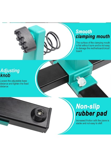 Prolink PJ-037 Pcb Kart Bord Tutucu Havya Standlı Ayarlanabilir Ana Kart Bord Devre Tutucu