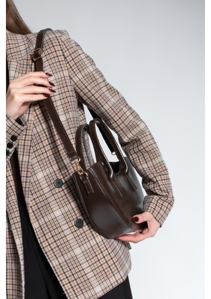 Kadın Fermuar Kapama El ve Omuz Çantası Foren