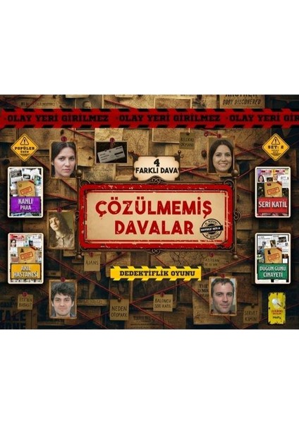 Çözülmemiş Davalar Set 2 - 4 Farklı Dava