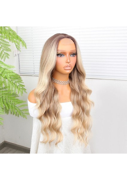 Rus Kumralı Platin ve Balköpüğü Ombreli Işıltılı Dalgalı Tül Peruk modelleri