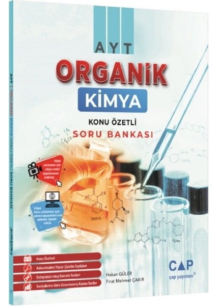 Çap Yayınları Yks Ayt Organik Kimya Konu Özetli Soru Bankası Çap Yayınları