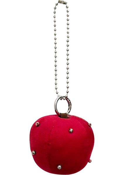 Noel Kırmızı Elma Boncuklu Çanta Kolye (Yurt Dışından)
