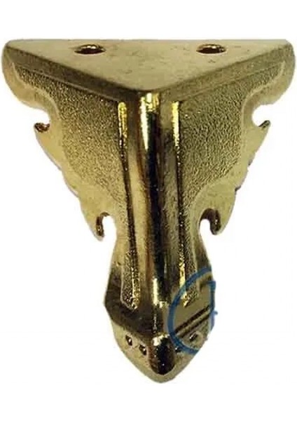 Kelebek Sandık Ayağı, Kutu Ayak 5,5 cm - Sarı, 50 Adet