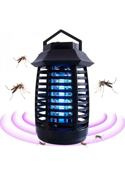 Tutma ve Asma Saplı Ledli Sinek Makinası 2W Sinek Öldürücü UV Mor Işıklı Aparat