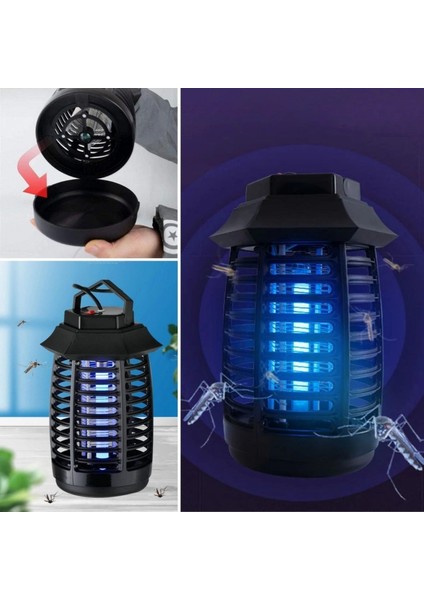 Tutma ve Asma Saplı Ledli Sinek Makinası 2W Sinek Öldürücü UV Mor Işıklı Aparat indirimleri
