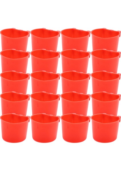 Kafes Için 20PCS Tavuk Tavşan Besleyicileri, Asma Tavuk Suyu Besleyici Kupası, Plastik Kuşlar Besleyiciler Tohum Kasesi, Tavuk Besleyici (Yurt Dışından) modelleri