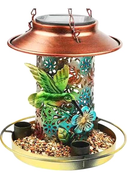 Açık Havada Asılı Için Güneş Kuş Besleyici, Metal Su Geçirmez Yabani Kuş Besleyicileri, Kardinal Besleyiciler, Bahçe Dekorasyonu (Yurt Dışından)