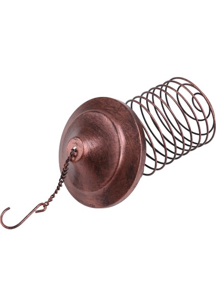 Demir Kuş Besleyici Dış Mekan Asma Besleme Taşınabilir Yabani Kuşlar Yağ Top Tutucu Yem Parkı Bahçe Pet Kuş Tedarik (Yurt Dışından) fiyatları