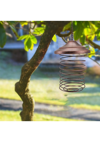 Demir Kuş Besleyici Dış Mekan Asma Besleme Taşınabilir Yabani Kuşlar Yağ Top Tutucu Yem Parkı Bahçe Pet Kuş Tedarik (Yurt Dışından) indirimleri